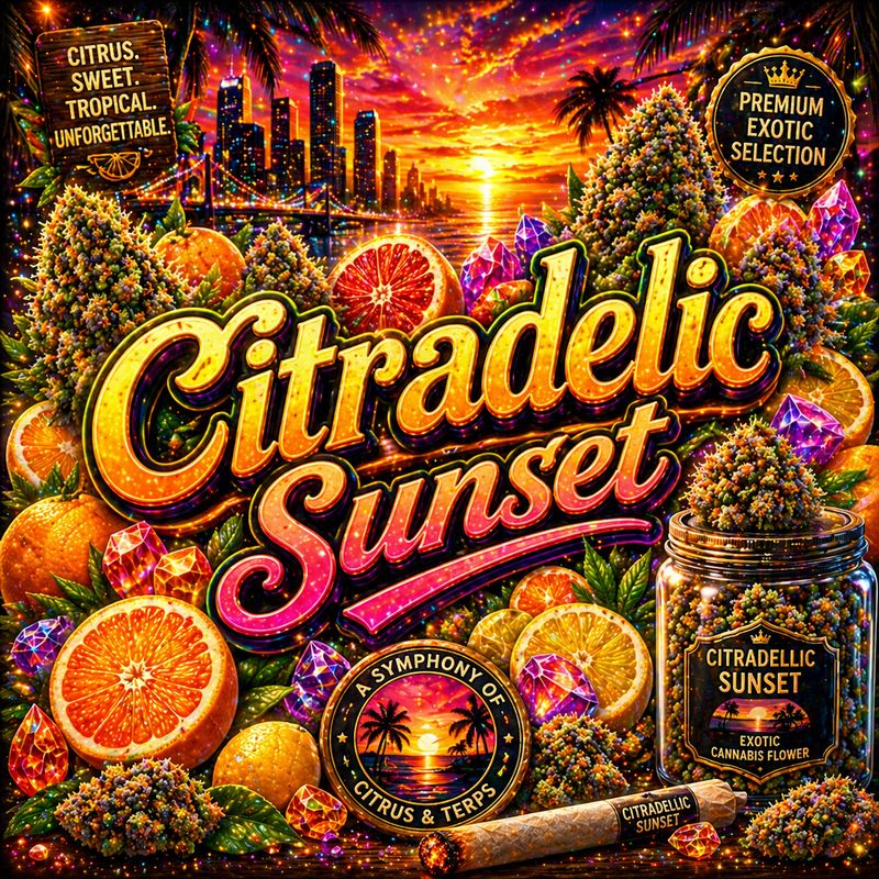 Pre Roll x1 - Citradelic Sunset - Indoor