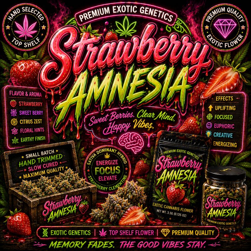 Pre Roll x 2 | Strawberry Amnesia | Outdoor