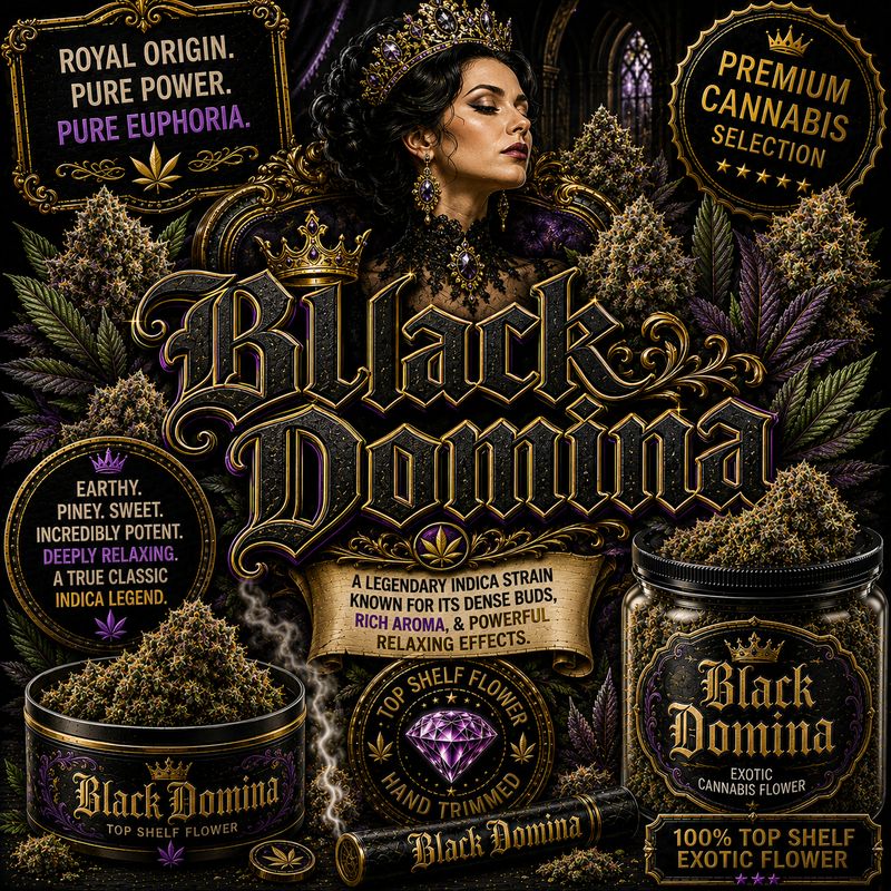 Pre Roll x 2 | Black Domina | Outdoor