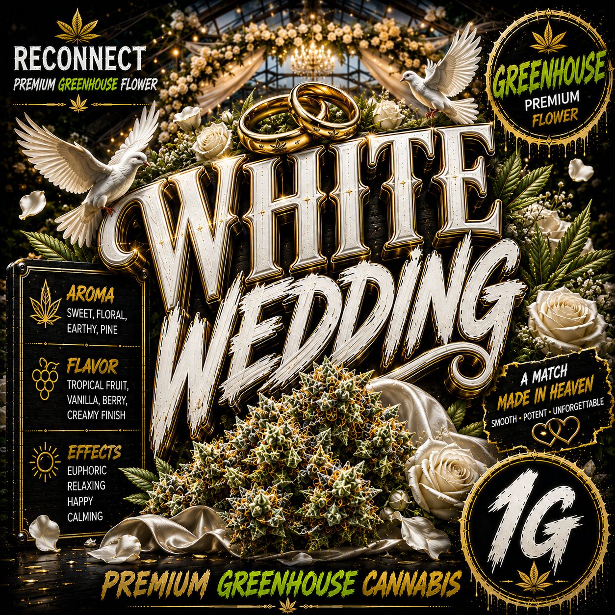 1G | White Wedding | Greenhouse