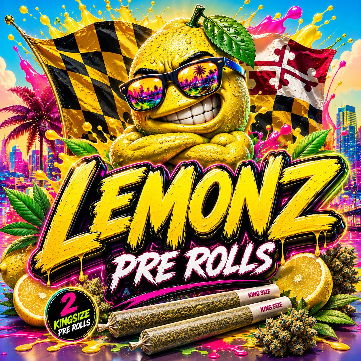 Pre Roll x2| Lemonz | Greenhouse