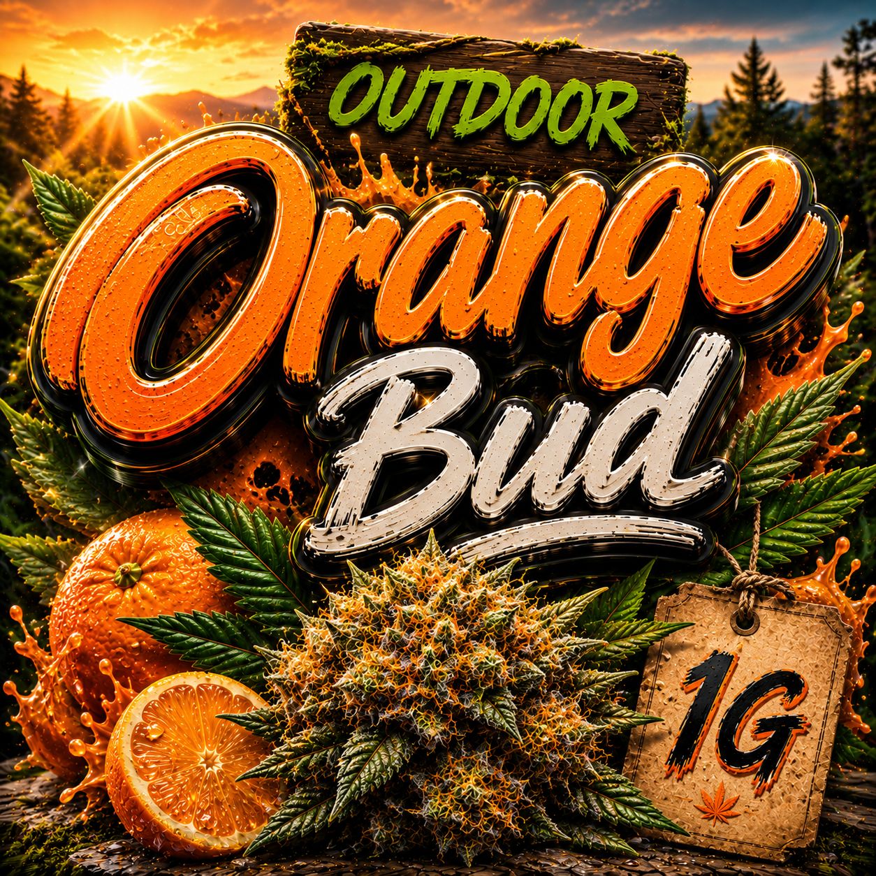 1G | Orange Bud | Outdoor