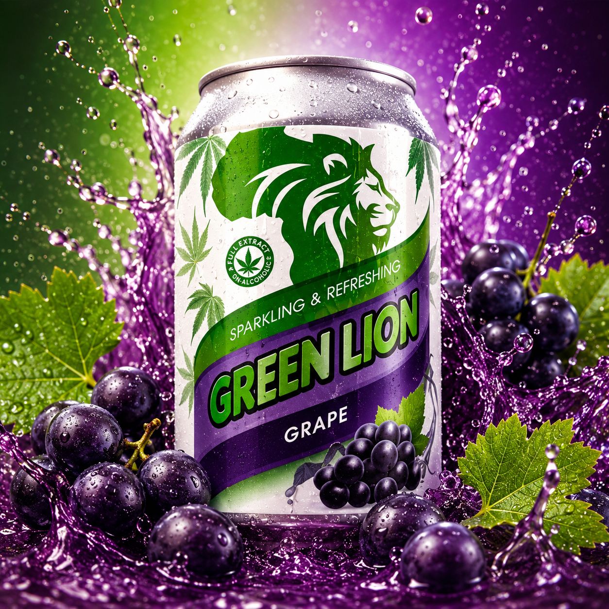 Green Lion | Grape | 330ml| 30mg