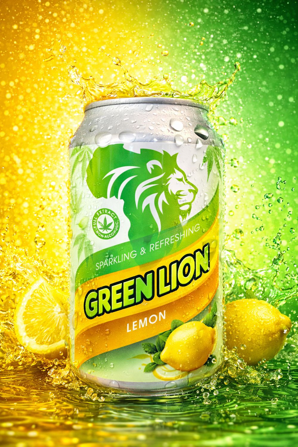 Green Lion | Lemon | 330ml | 30mg