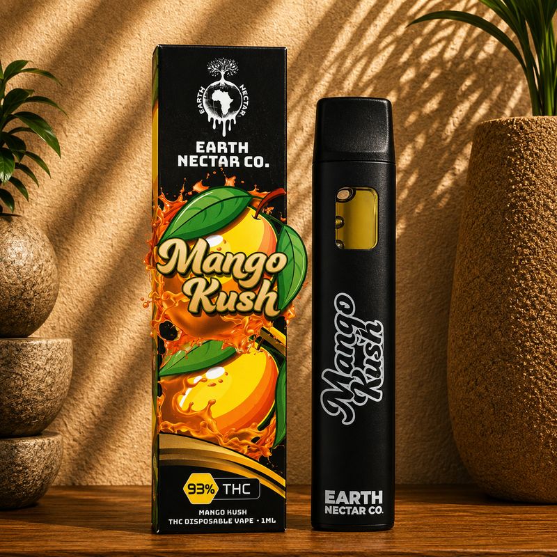 Mango Kush | 1ml Disposable Vape | Earth Nectar (indica lean..)