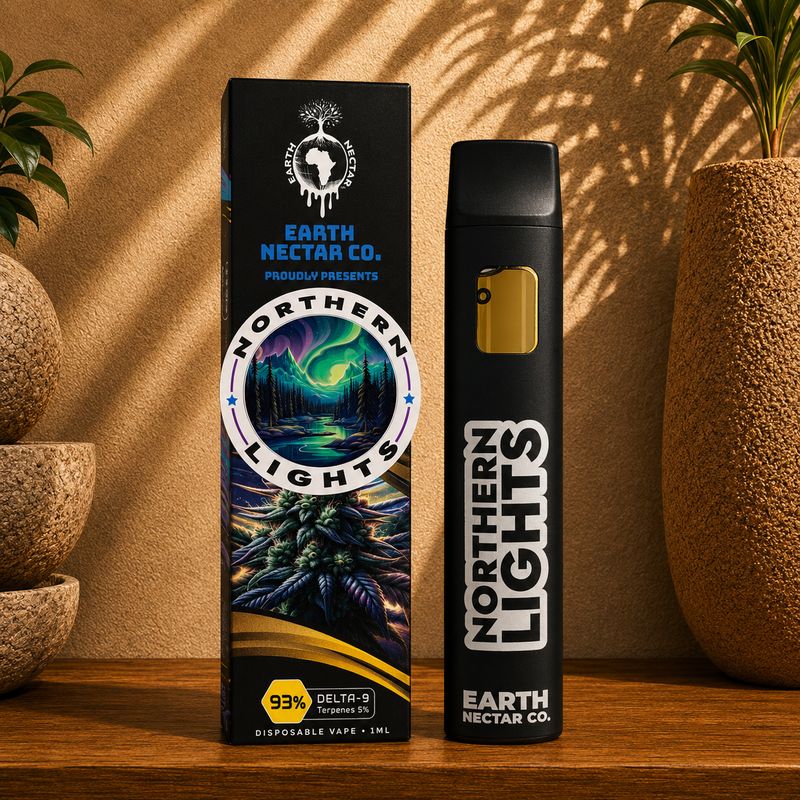 Northern Lights | 1ml Disposable Vape | Earth Nectar (indica)