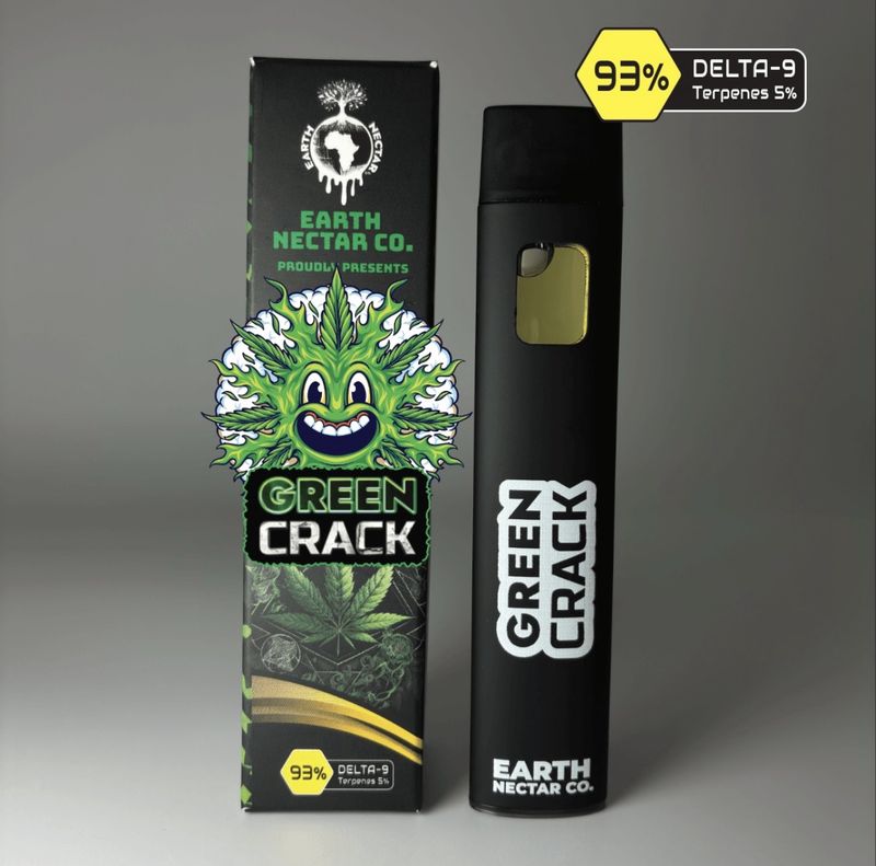 Green Crack | 1ml Disposable Vape | Earth Nectar