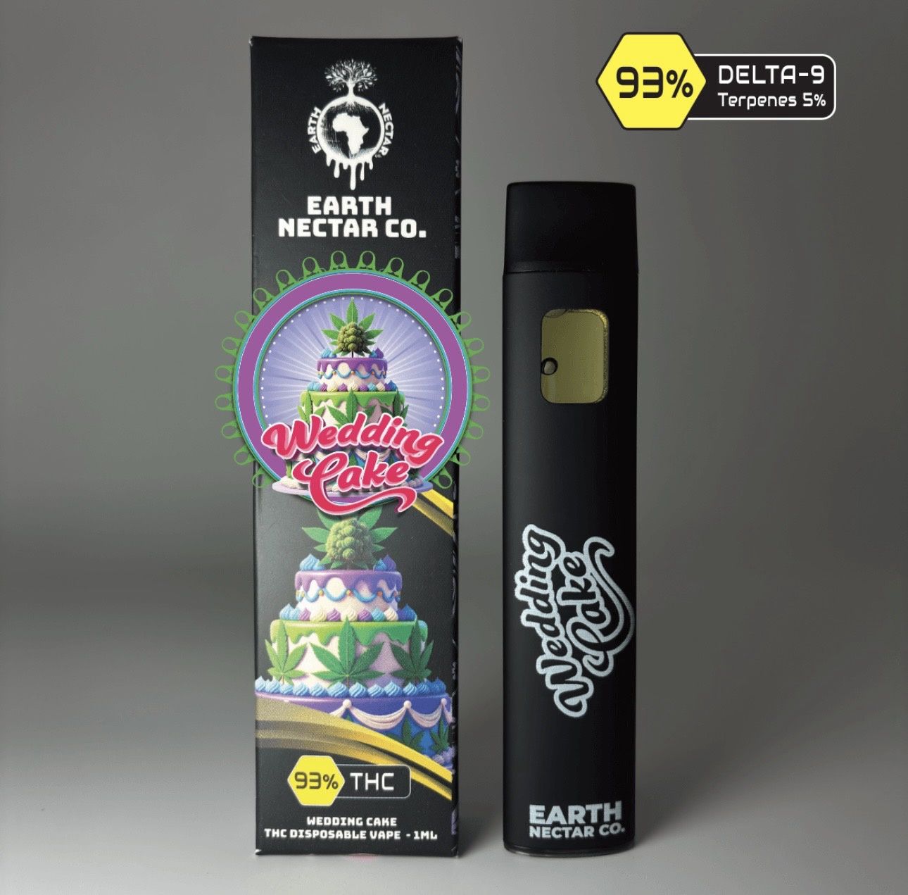 Wedding Cake | 1ml Disposable Vape | Earth Nectare
