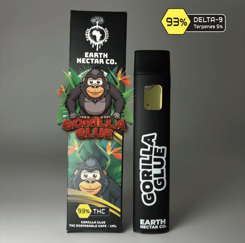 Gorilla Glue | 1ml  Disposable Vape | Earth Nectar