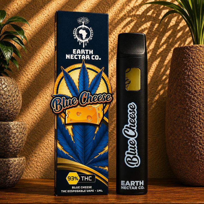 Blue Cheese | 1ml Disposable Vape | Earth Nectar (indica Dom)