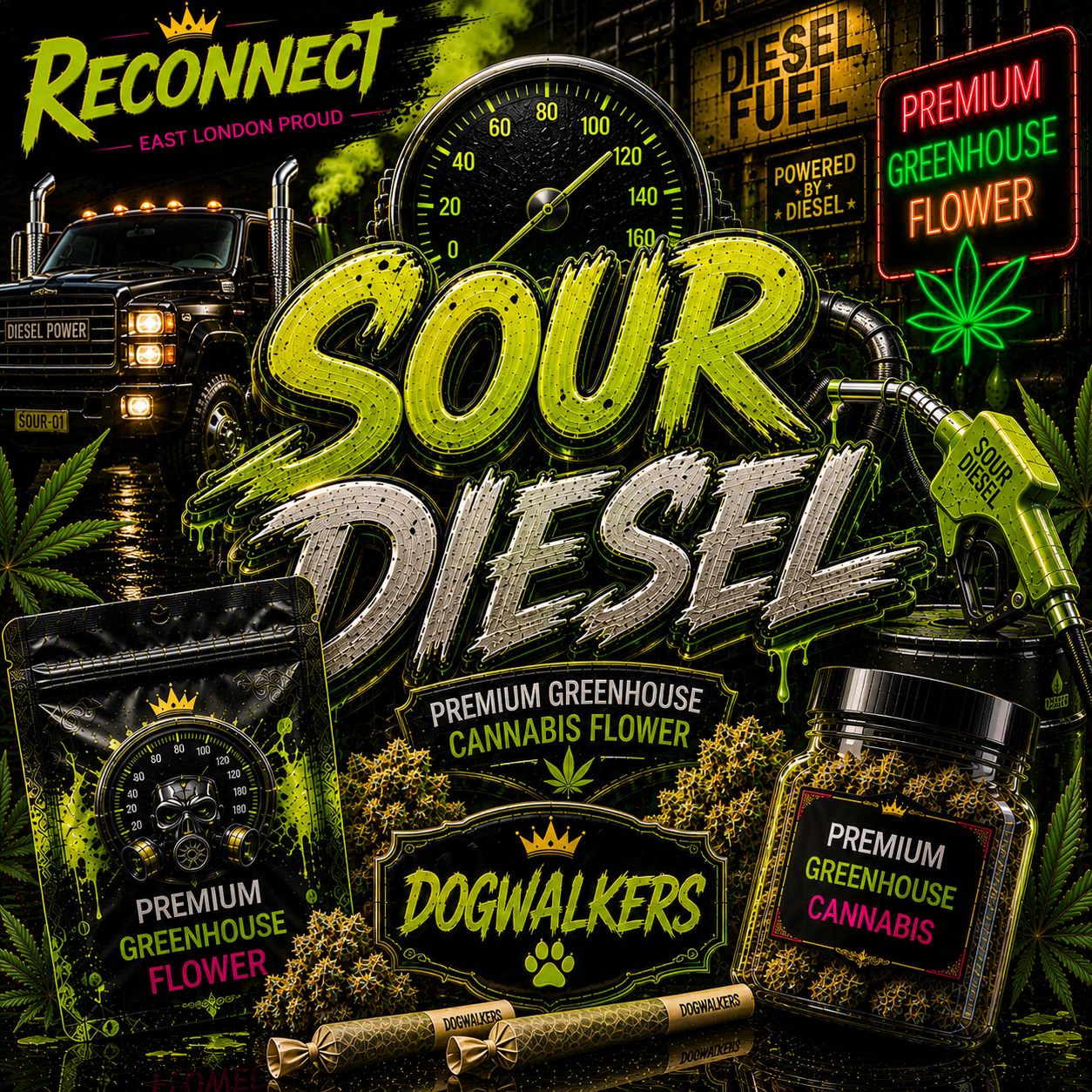 Dog walker x 2 | Sour Diesel | Greenhouse