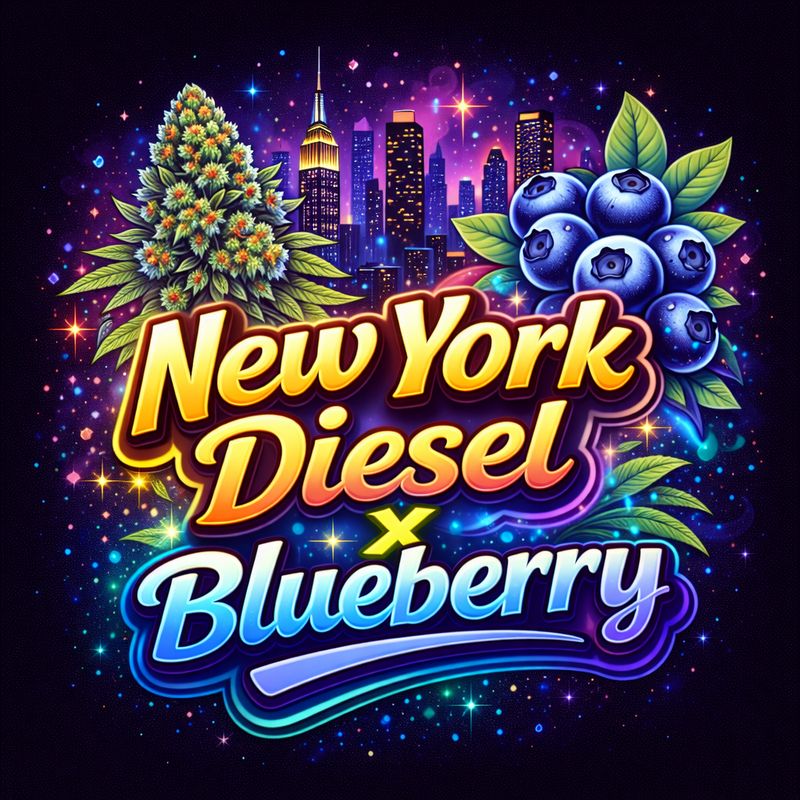 Pre Roll x2 | New York Diesel X Blueberry | Outdoor
