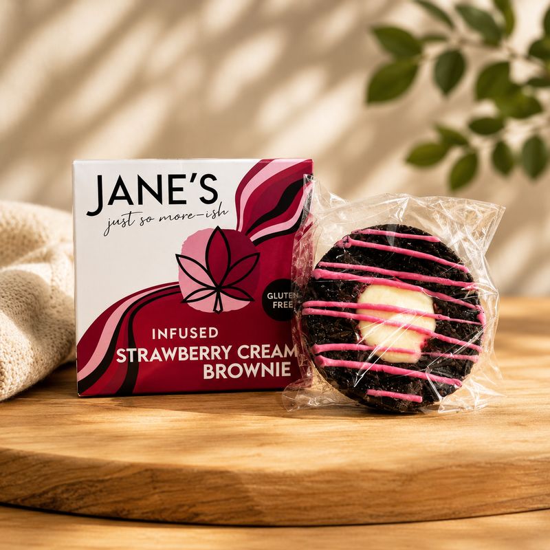 Brownie x1 | Strawberry Cream | 30mg
