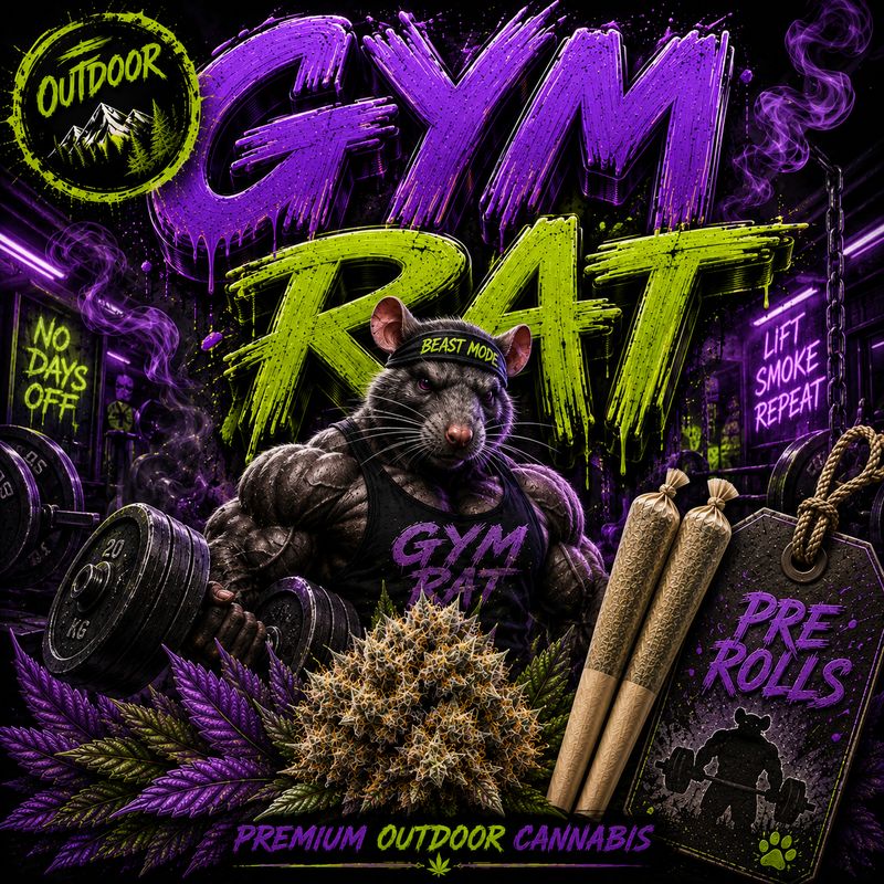 Pre Roll x 2 | Gym Rat | Outdoor