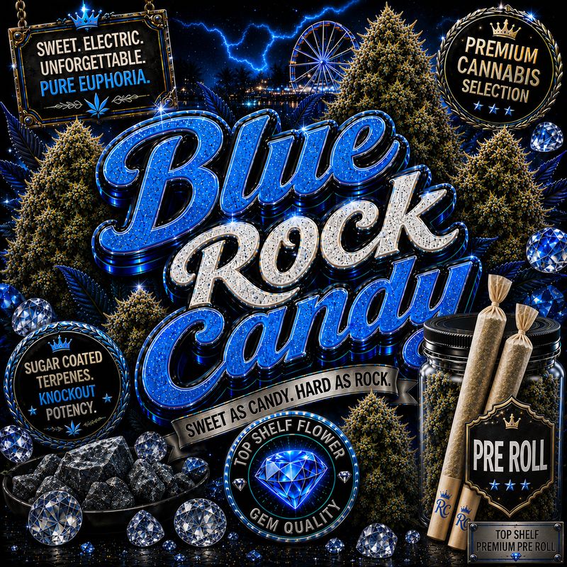 Pre Roll x 1 | Blue Rock Candy | Indoor