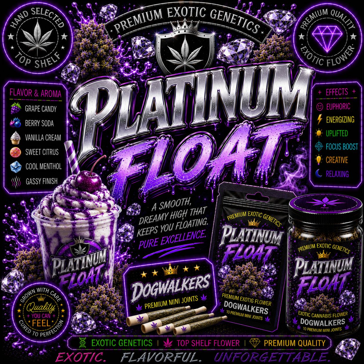 Dog walker x 2 | Platinum Float | Indoor