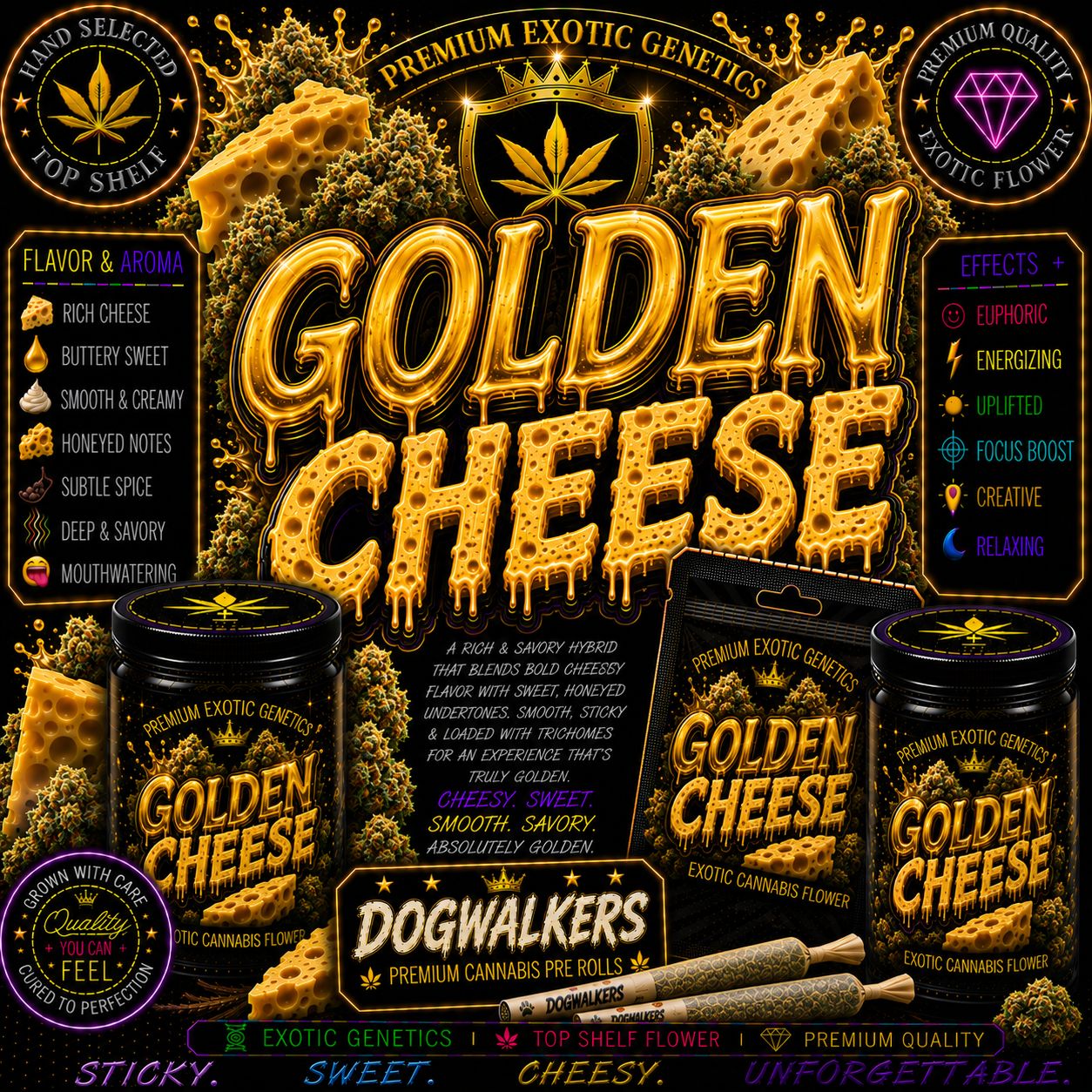 Dog Walker x 2 | Golden Cheese | Indoor