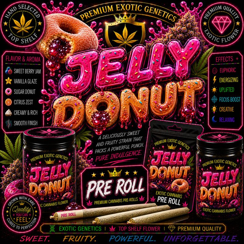 Pre Roll x1 | Jelly Donuts | Indoor