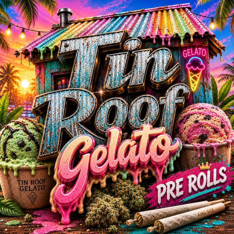 Pre Roll x 2 | Tin Roof Gelato | Greenhouse