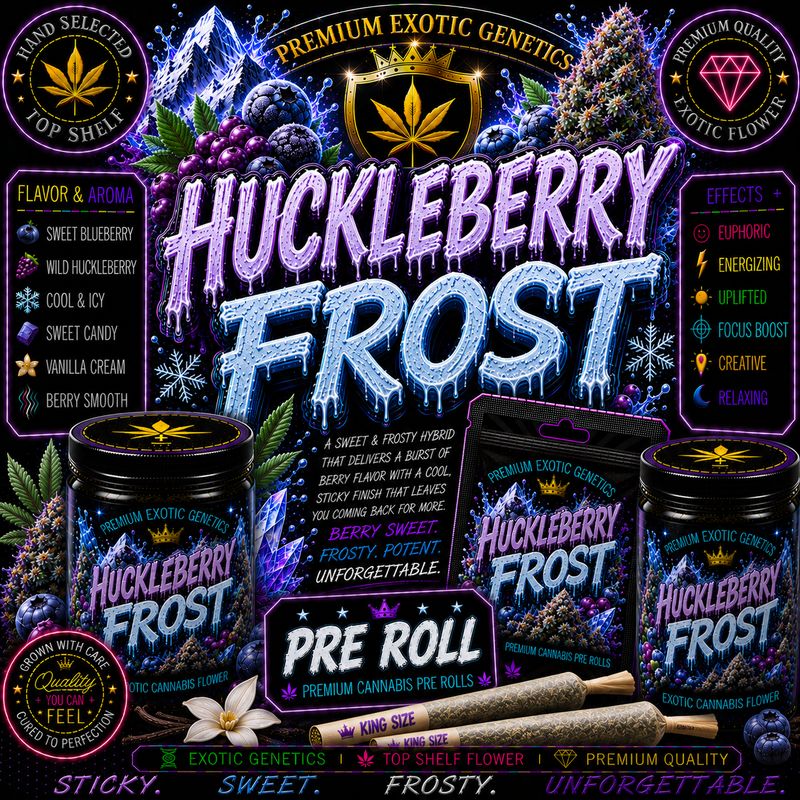 Pre roll x 1 | Huckleberry Frost | Indoor