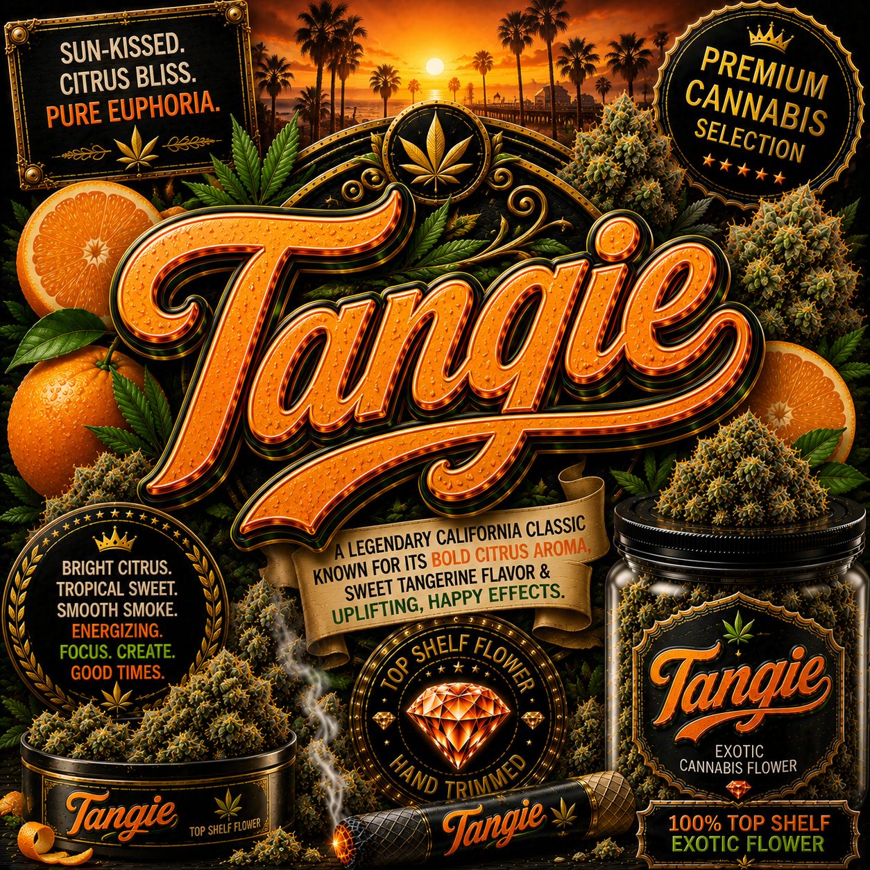 Bulk x 10 Pre Roll | Tangie | Outdoor