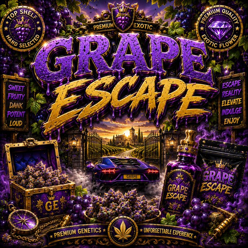 Bulk x 10 Pre Rolls | Grape Escape | Outdoor