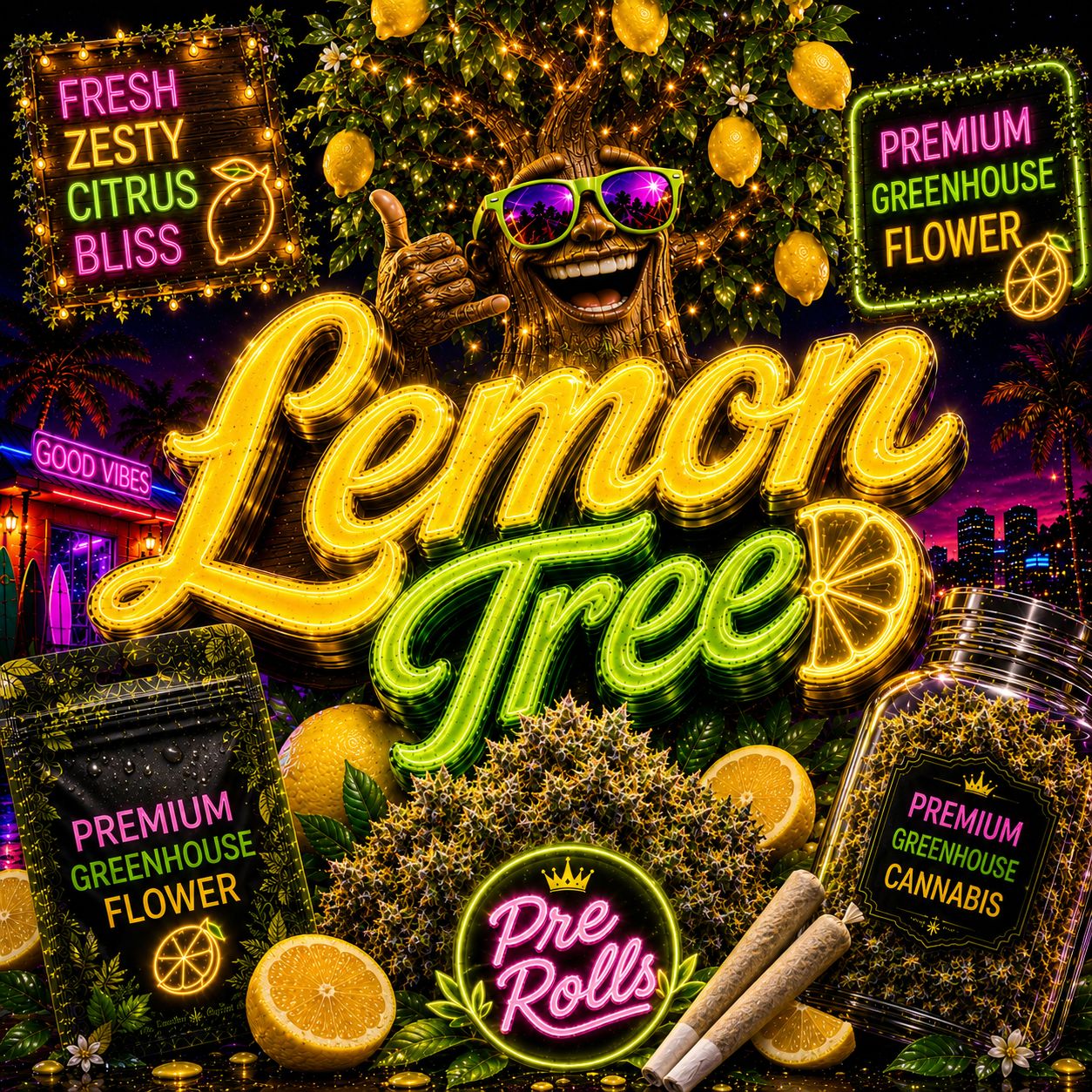 Pre  Roll x2 | Lemon Tree | Greenhouse