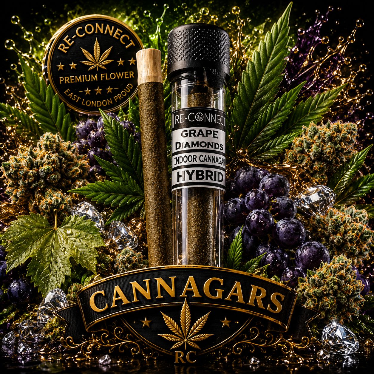 Cannagar x 1 | Grape Diamonds | Indoor