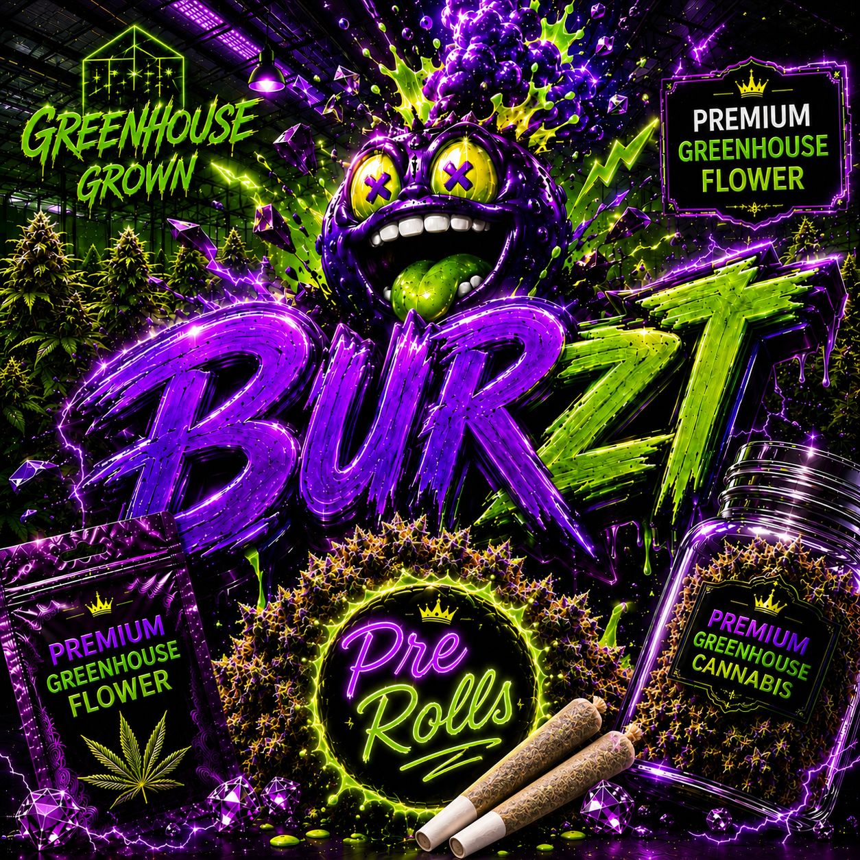 Pre Roll x2 | Burzt | Greenhouse