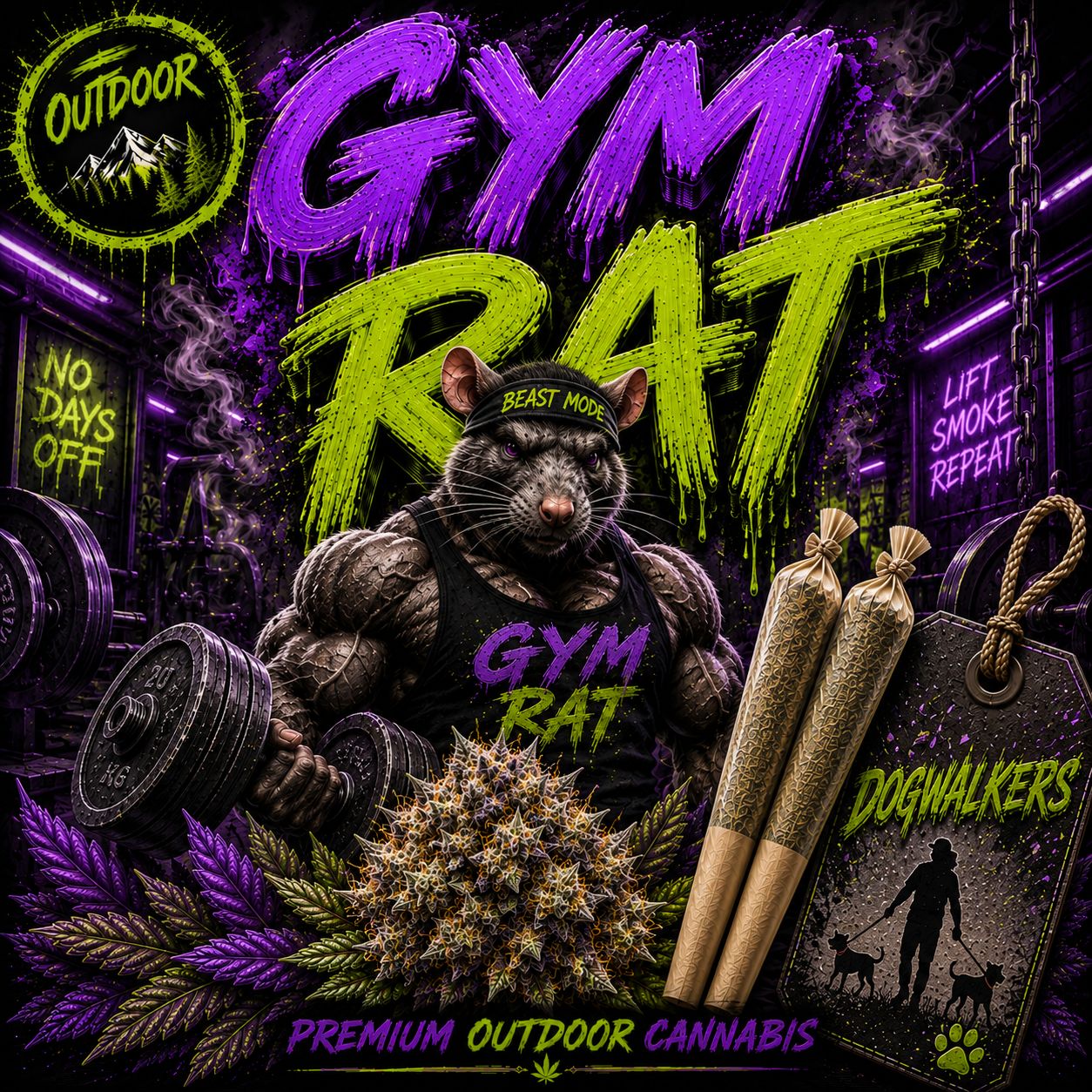 Dog walker x 2 | Gym rat | outdoor