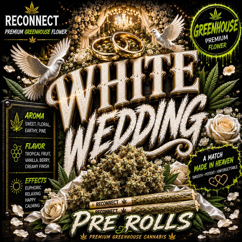 Pre roll x 2 | White wedding | Greenhouse