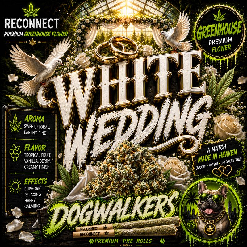 Dog walker x 2 | White wedding | Greenhouse
