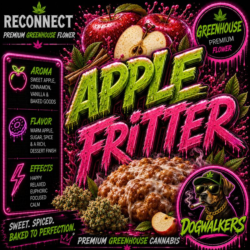 Dog walker x 2 | Apple fritter | Greenhouse