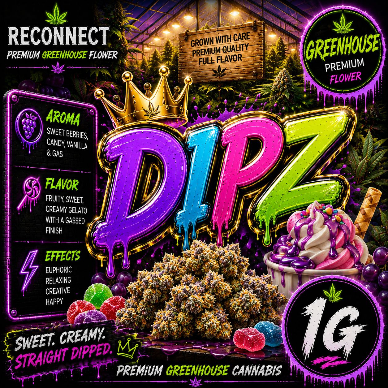 1G | Dipz | Greenhouse