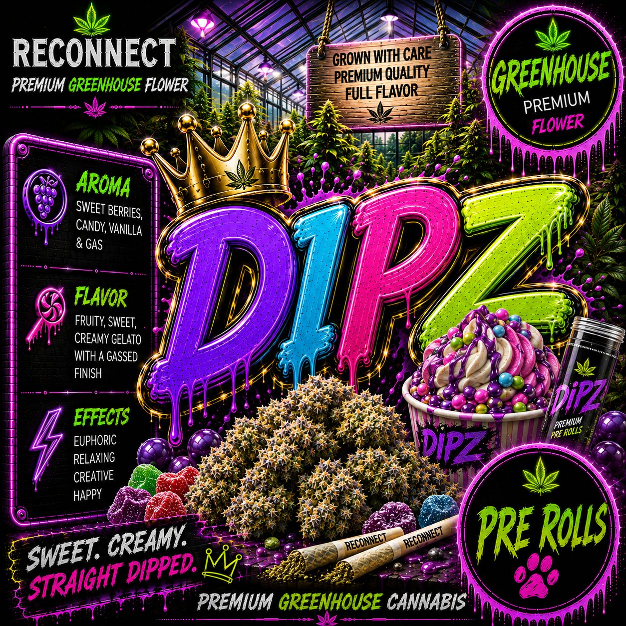Pre roll x 2 | Dipz | Greenhouse