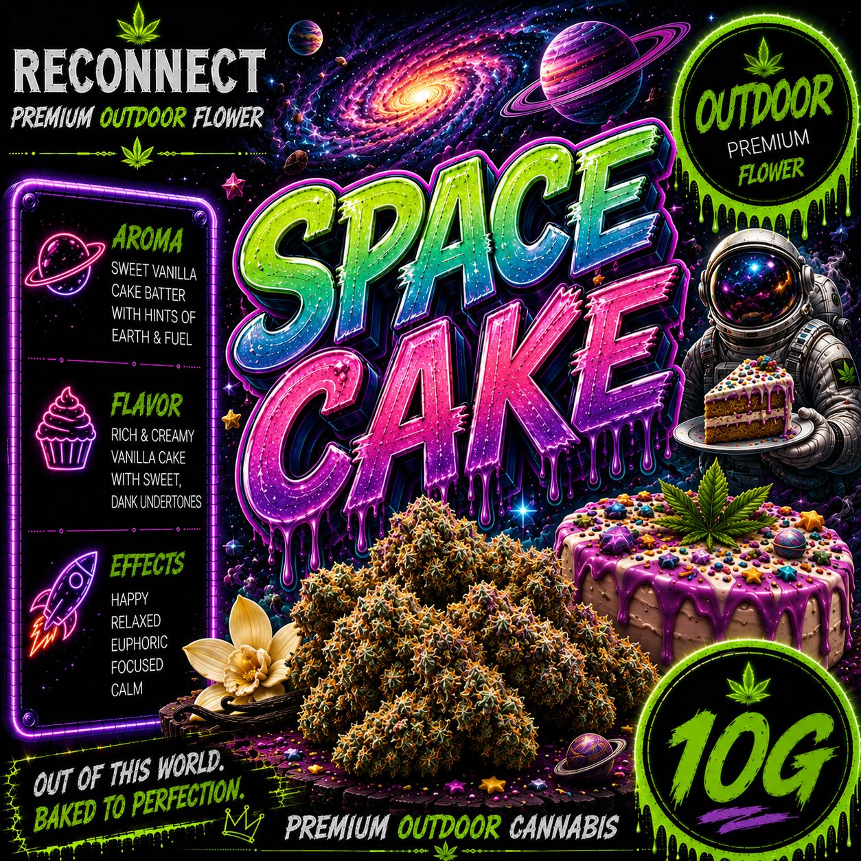 10G | Space Cake | Outdoor