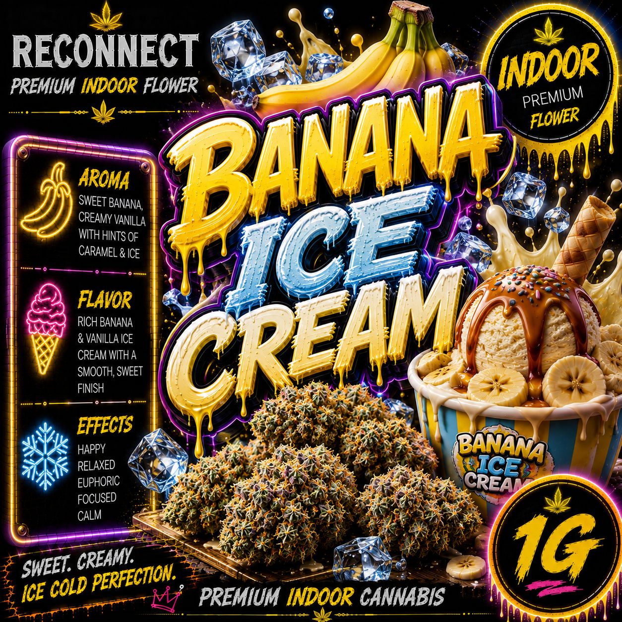 1G | Banana Ice Cream | Indoor
