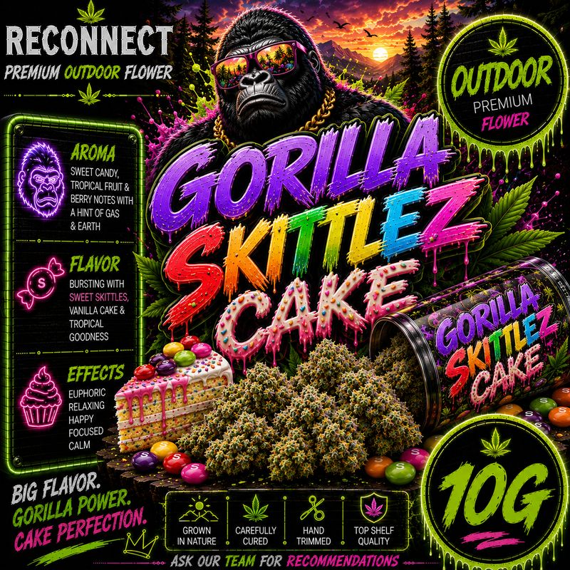 10G | Gorilla Skittlez Cake | Outdoor