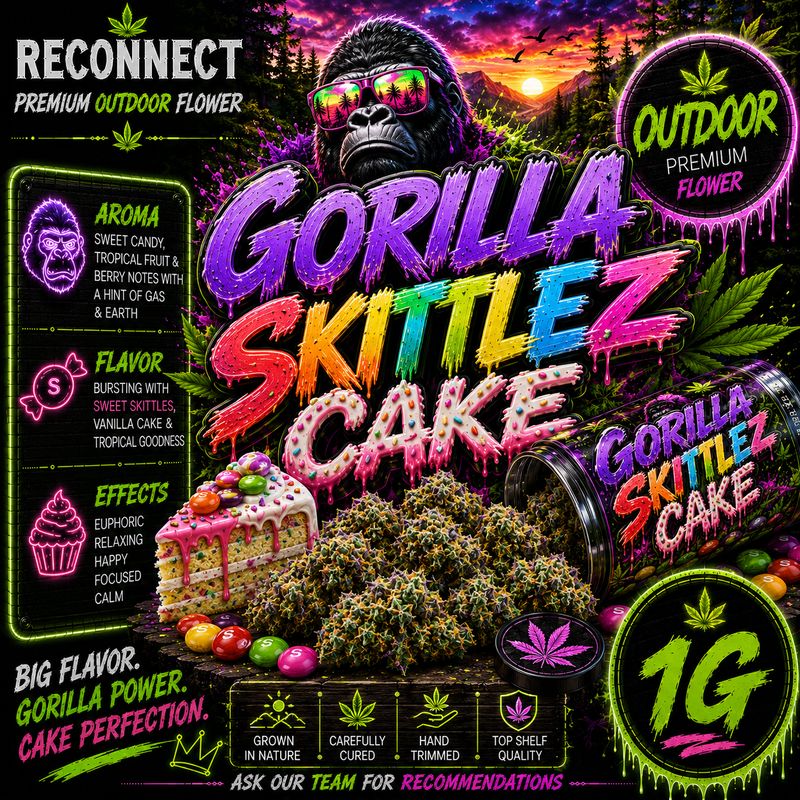1G | Gorilla Skittlez Cake | Outdoor