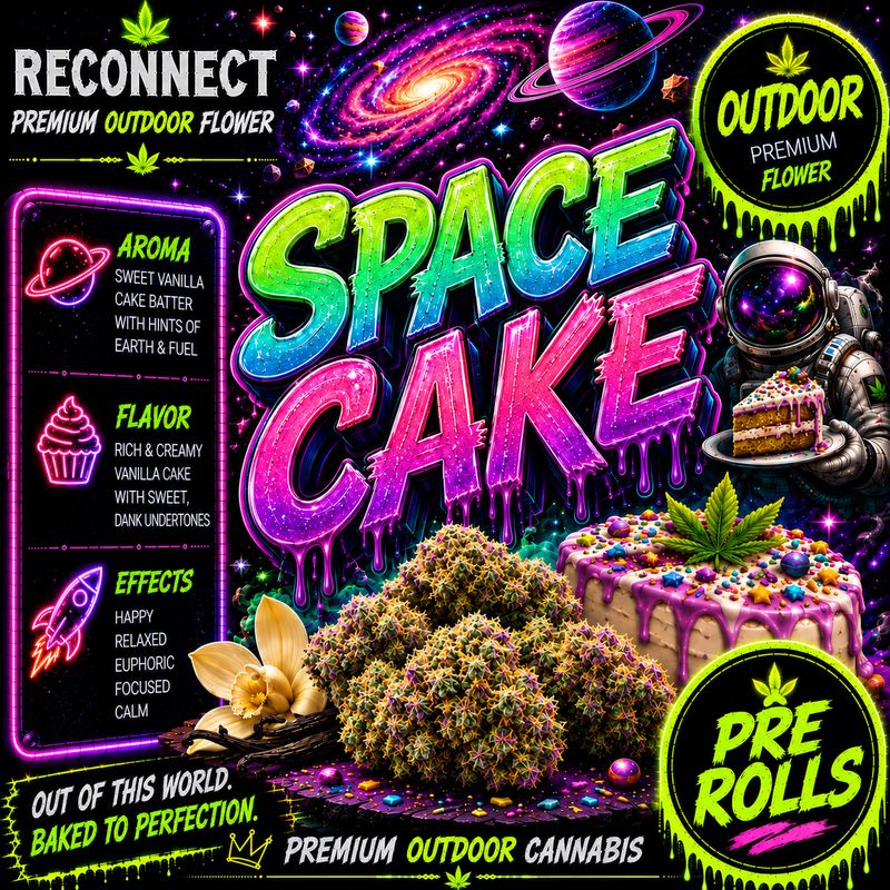 Pre Roll x 2 | Space Cake | Outdoor