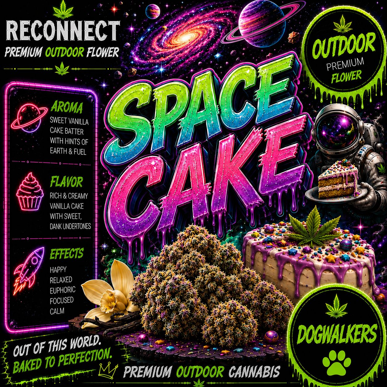 Dog Walker x 2 | Space Cake | Outdoor