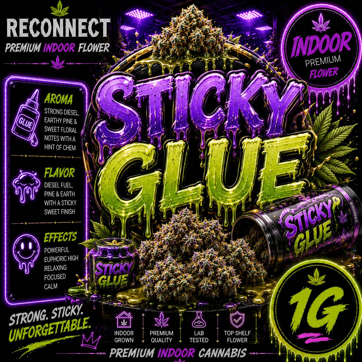 1G | Sticky Glue | Indoor