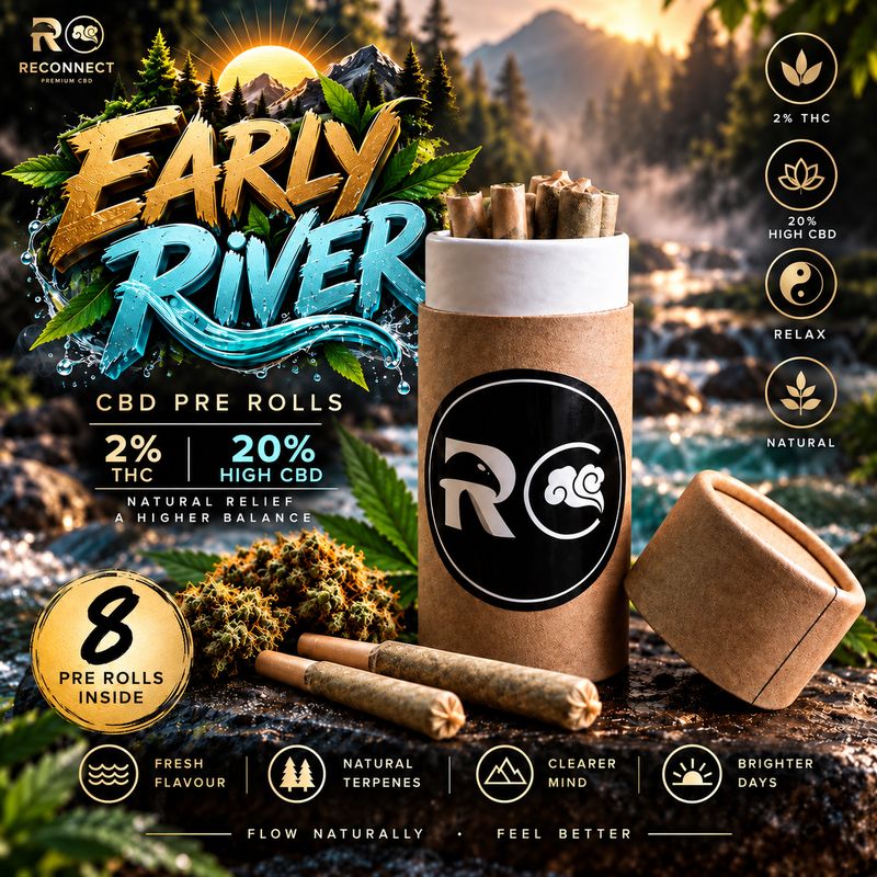 Pre Roll x 8 | CBD Early River | Outdoor