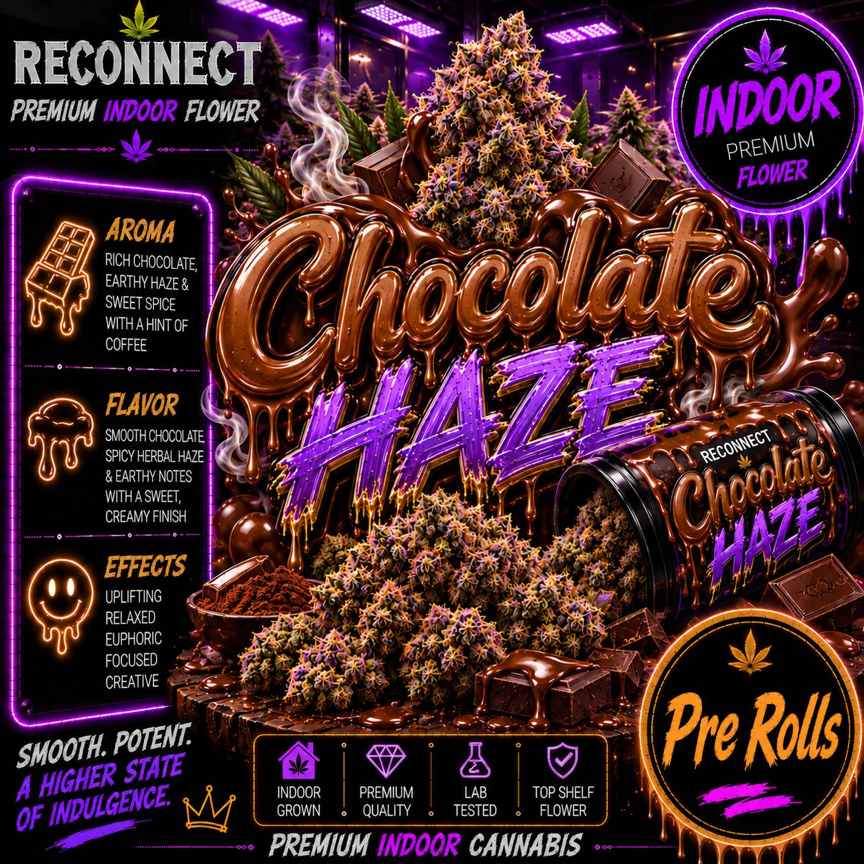 Pre roll x 1 | Chocolate haze | Indoor