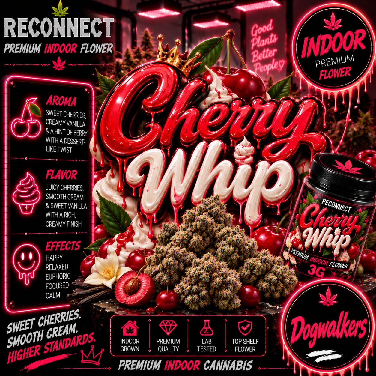 Dog walker x 2 | Cherry whip | Indoor