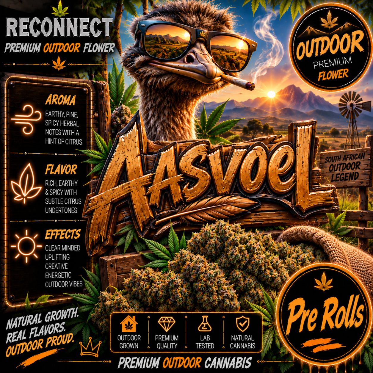 Pre roll x 2 | Aasvoel | Outdoor