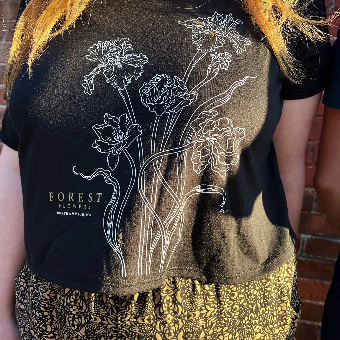 FF Floral Crop Tee