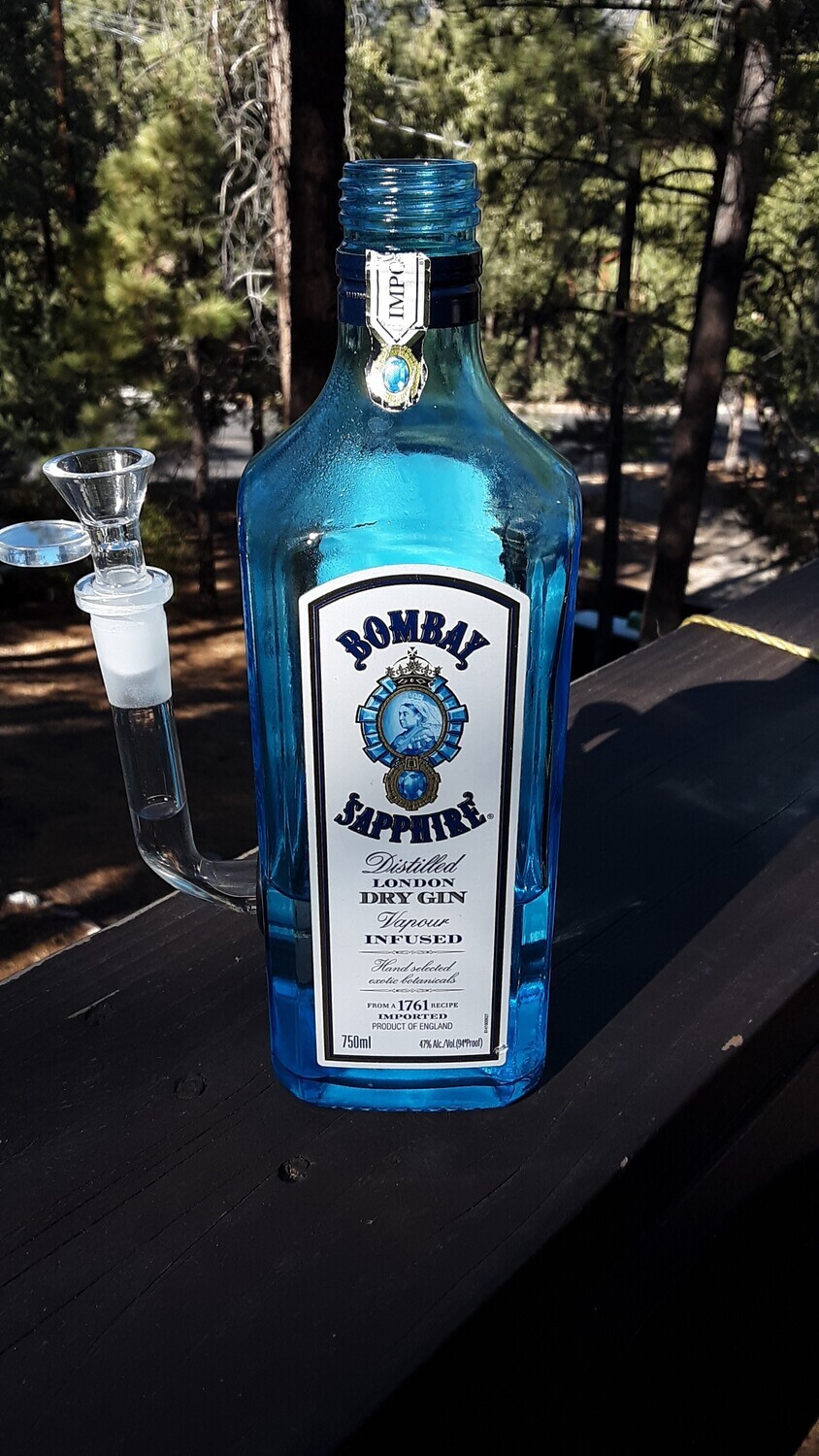 Bombay Sapphire Bottle Bong