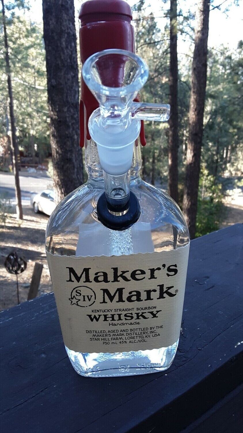 Sale!!! $24.00 Makers Mark Whiskey Bong