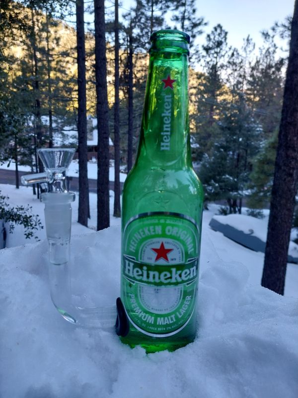 Heineken Beer Bottle Bong! - Free Shipping!